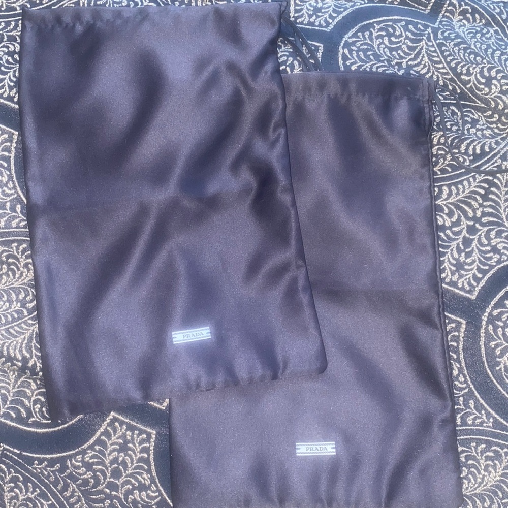 2 Prada dust bags